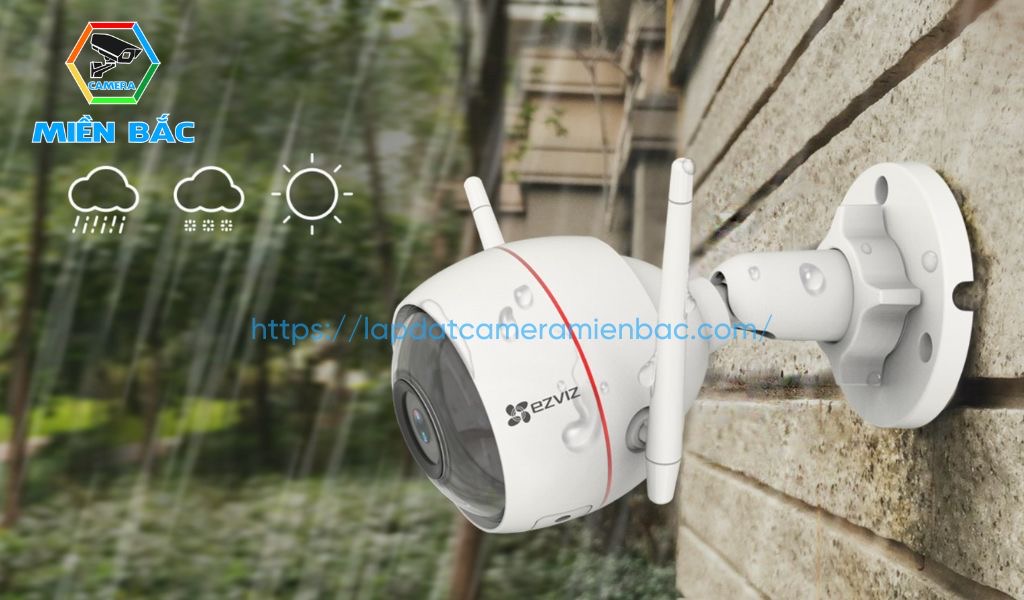 Camera ngoài trời IP WiFi EZVIZ chống chịu thời tiết