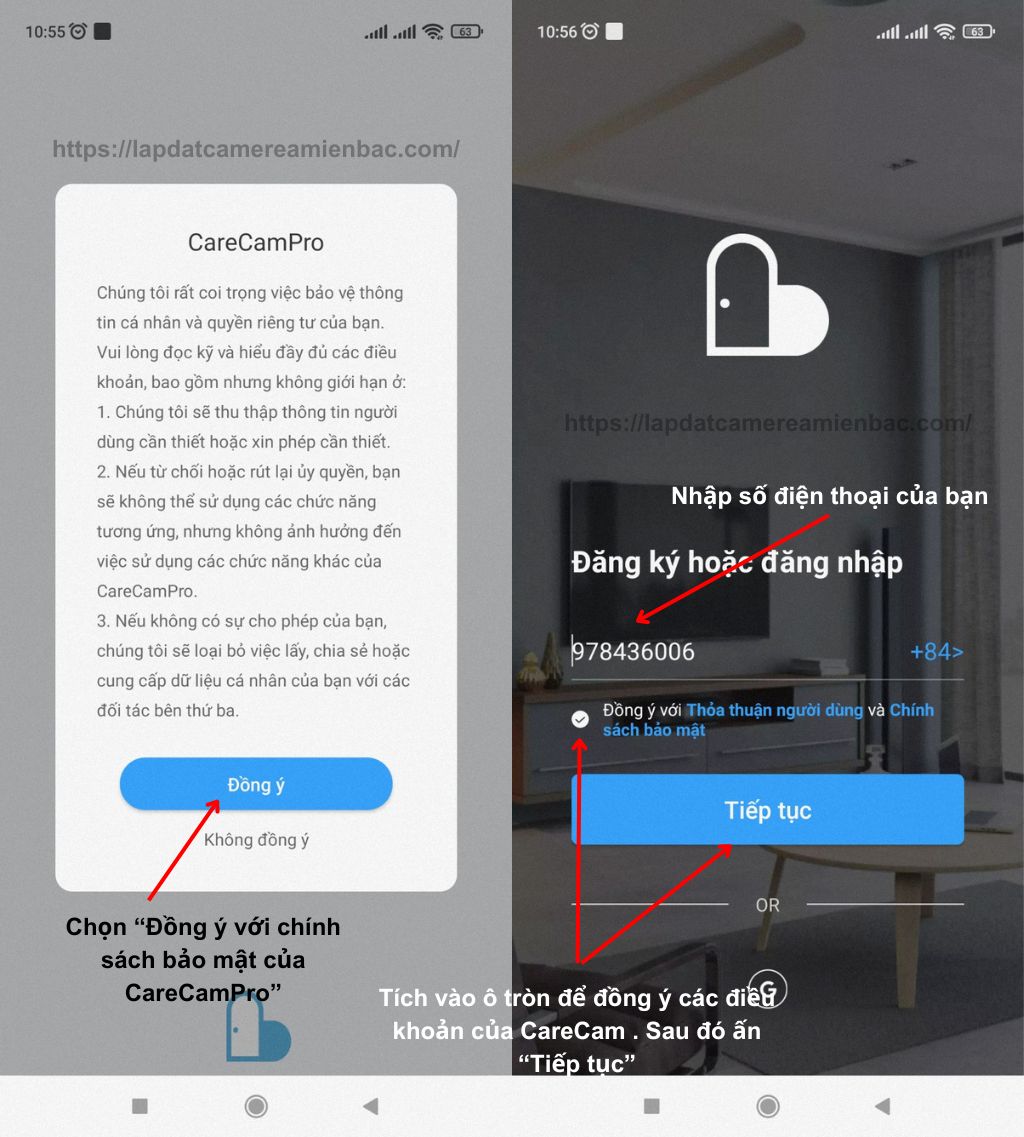 Hướng dẫn cài đặt Camera CareCam ảnh 2