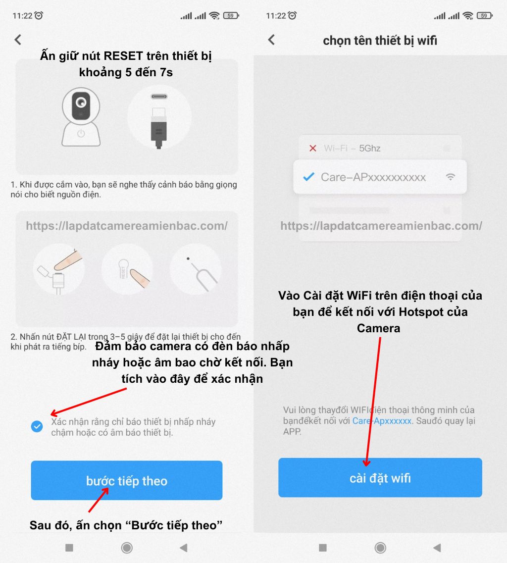 Hướng dẫn cài đặt Camera CareCam ảnh 5