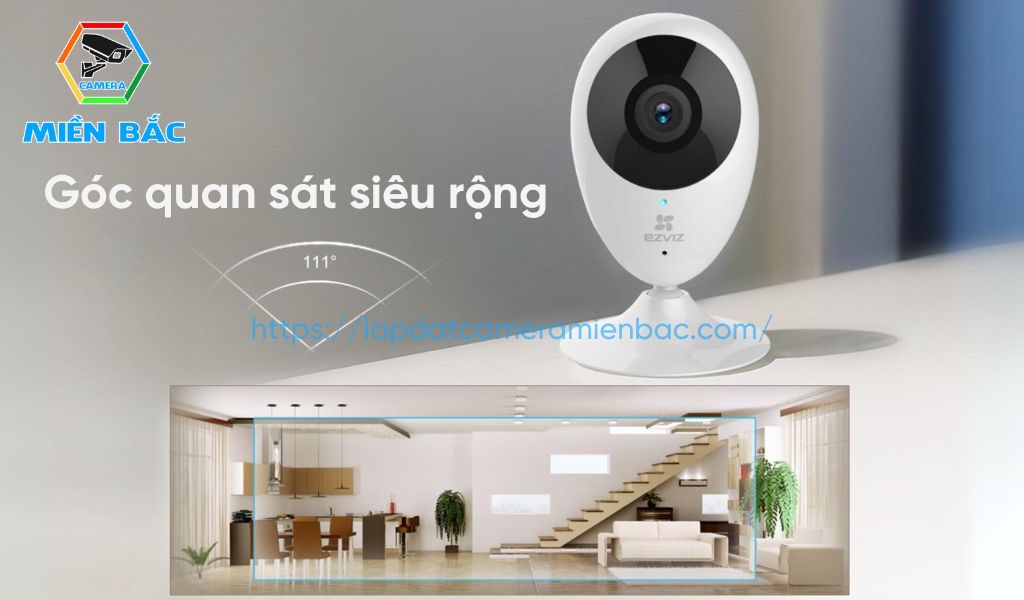 Camera Ezviz C2C 1.0MP có góc quan sát rộng