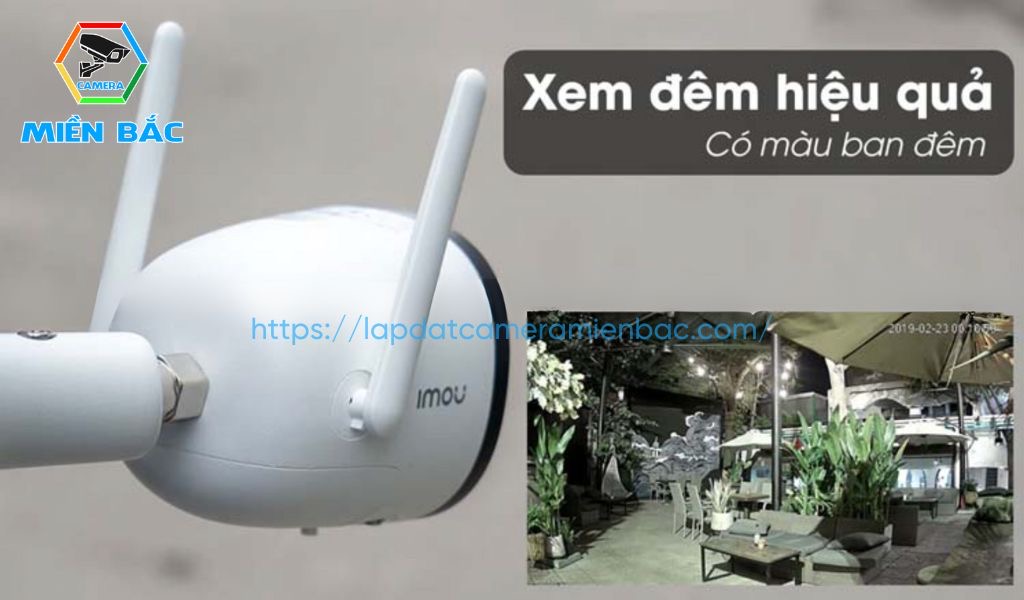 Camera Imou IPC-F22FEP 2.0MP trang bị đến 4 chế độ xem hiện đại