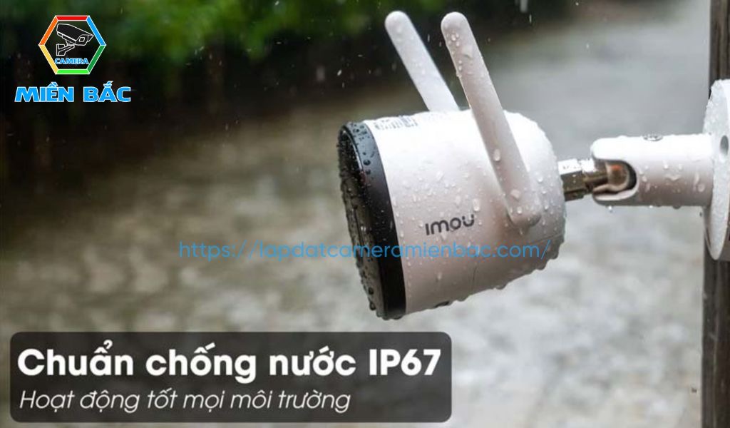 Camera Imou IPC-F22FEP 2.0MP trang bị tiêu chuẩn chống nước IP67