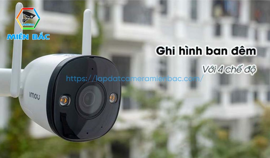 Camera Imou IPC-F22FP có 4 chế độ ghi hình