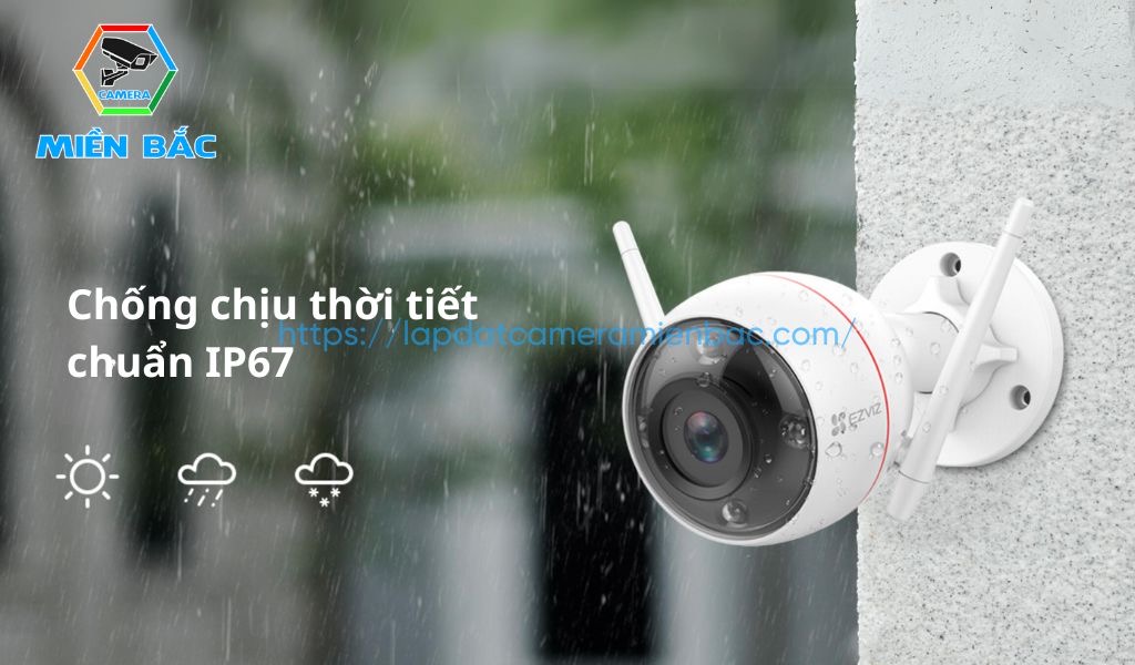 Camera Ezviz C3W Pro 4.0MP chống chịu thời tiết IP67