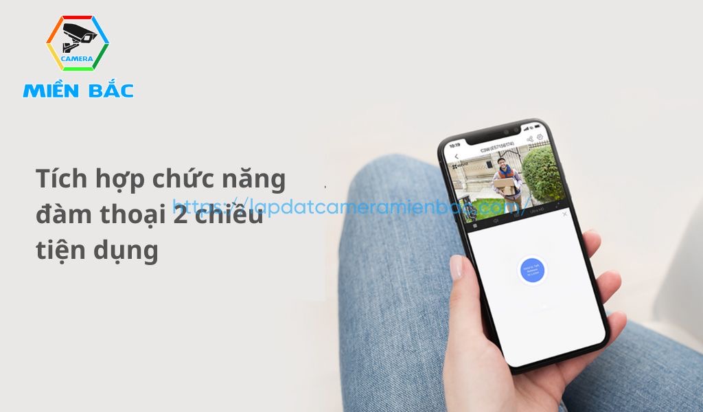 Camera Ezviz C3W Pro 4.0MP tích hợp đàm thoại 2 chiều tiện lợi