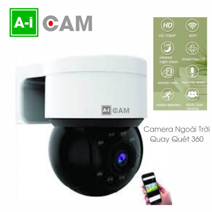 Camera AI-Cam NZ2005 3.0MP VNET - Bóng tối chẳng còn là vấn đề với bạn