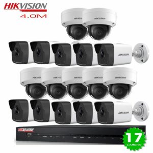 Trọn Bộ 17 Mắt Camera IP Hikvision 4.0M