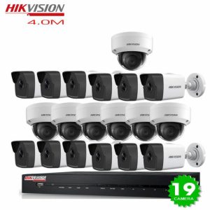 Trọn Bộ Camera 19 mắt IP Hikvision 4.0M