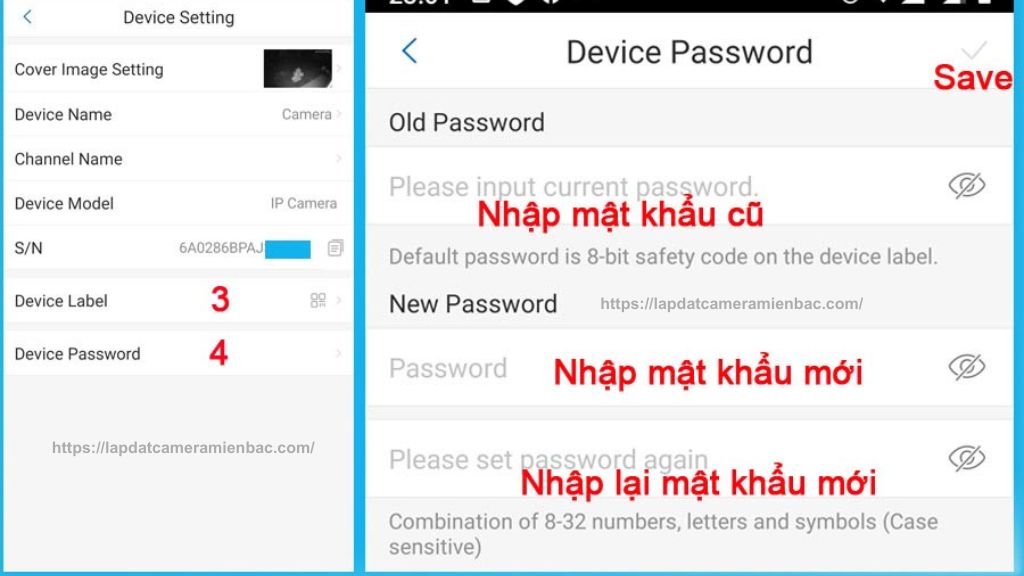 Hướng dẫn sử dụng Camera Imou Ranger 2 - Đổi mật khẩu thiết bị