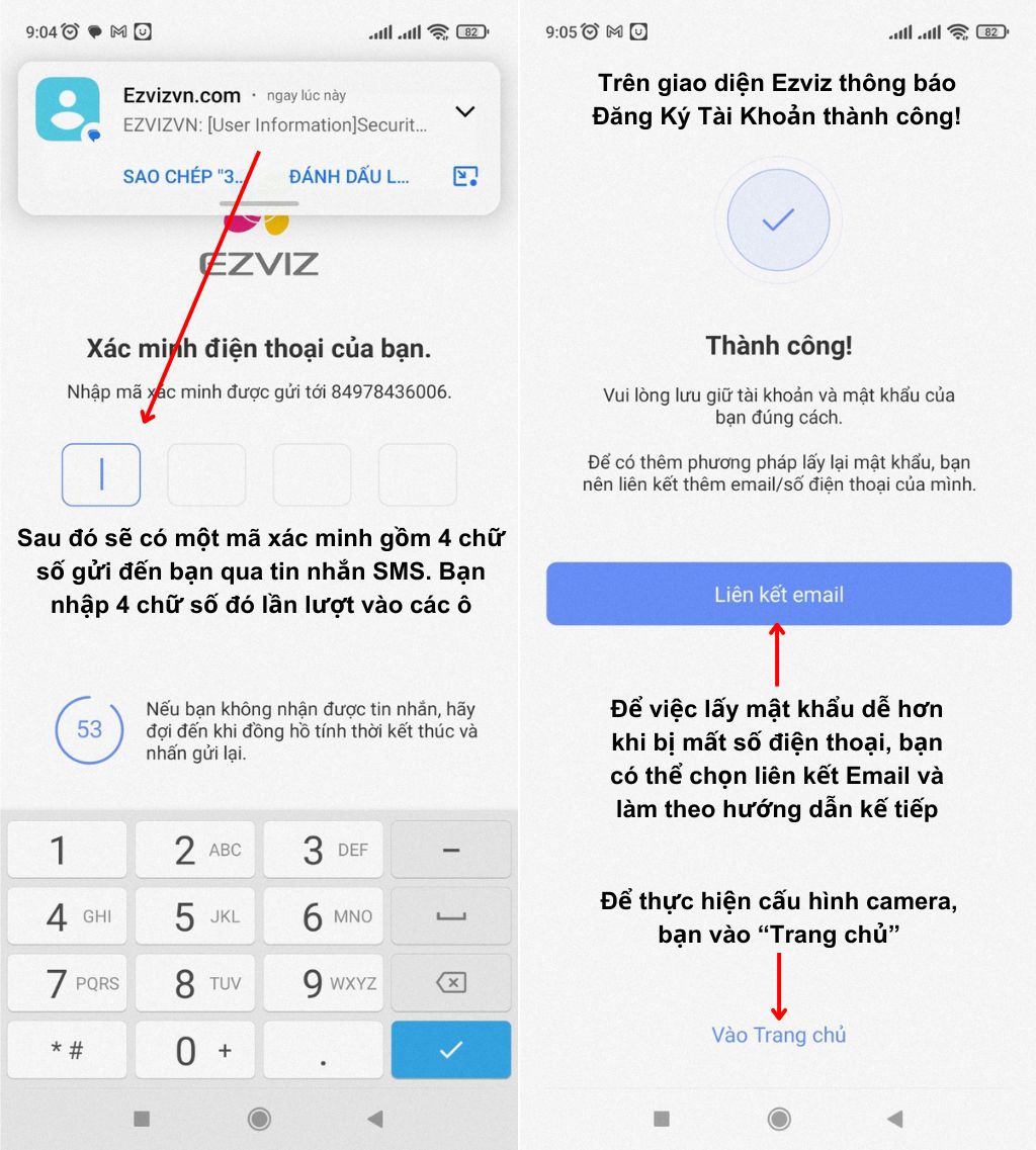 Cách cài đặt Camera Ezviz trên điện thoại ảnh 5