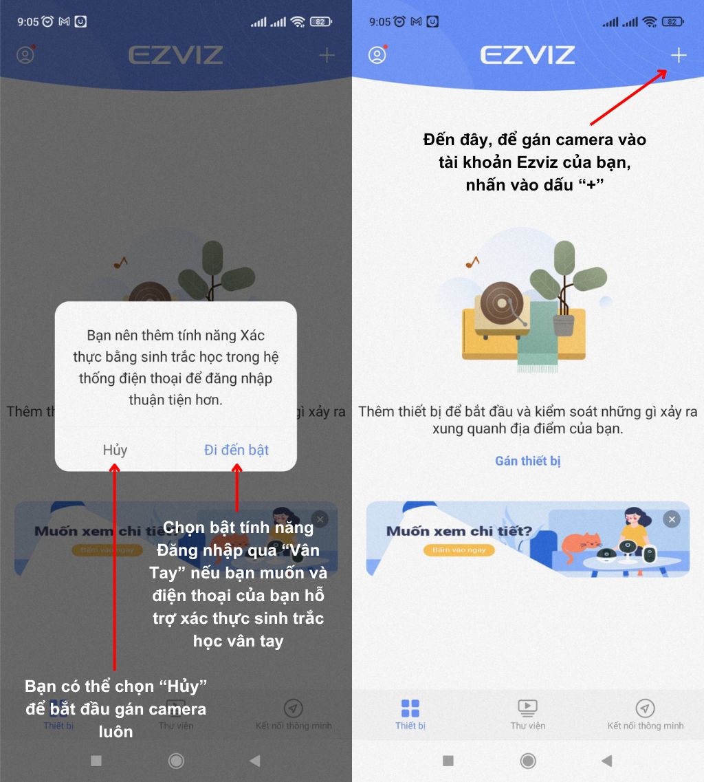 Cách cài đặt Camera Ezviz trên điện thoại ảnh 6