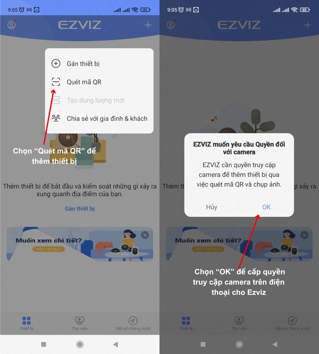 Cách cài đặt Camera Ezviz trên điện thoại ảnh 7