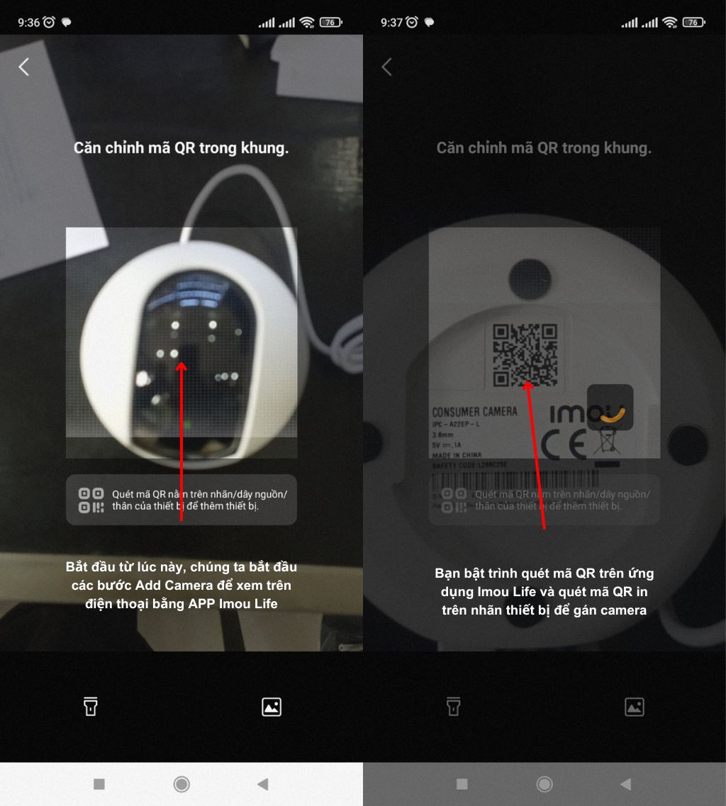 Hướng dẫn cài đặt Camera WiFi Imou trên điện thoại 9