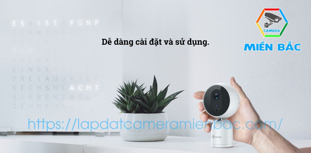 Cài đặt Camera Ezviz CS-C1T-A0-1D2WF và sử dụng dễ dàng