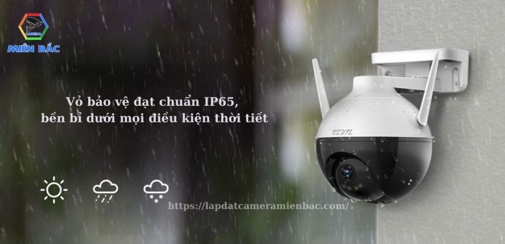 Camera C8W hoạt động bên bỉ dưới thời tiết khắc nghiệt