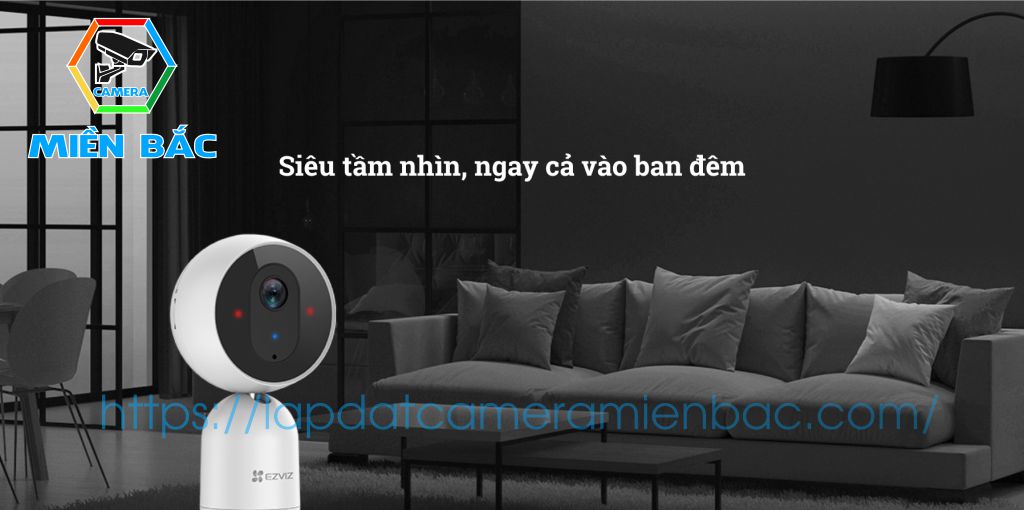 Camera Ezviz CS-C1T-A0-1D2WF với siêu tầm nhìn ngay cả trong đêm tối