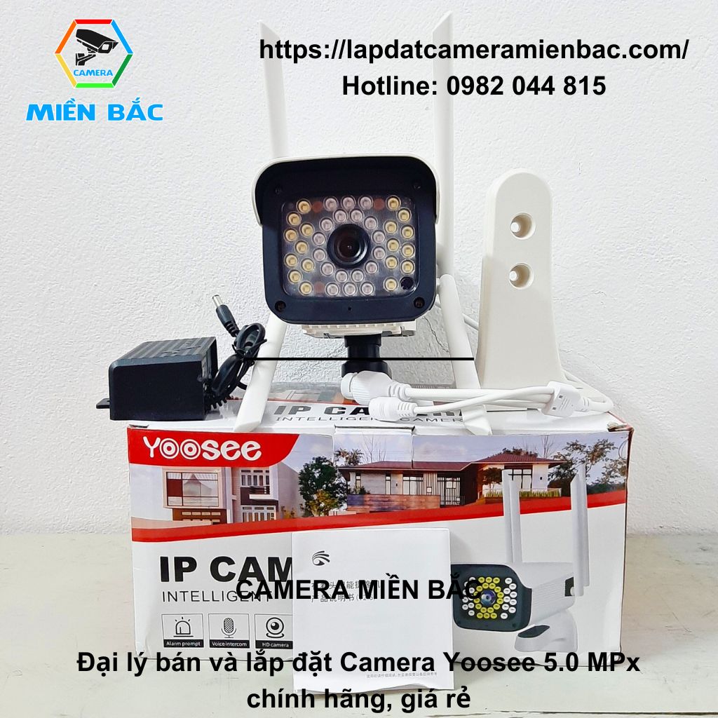 CAMERA MIỀN BẮC bán và lắp đặt Camera Yoosee 5.0 MPx chính hãng, giá rẻ cùng hướng dẫn cách sử dụng Camera Yoosee 5.0