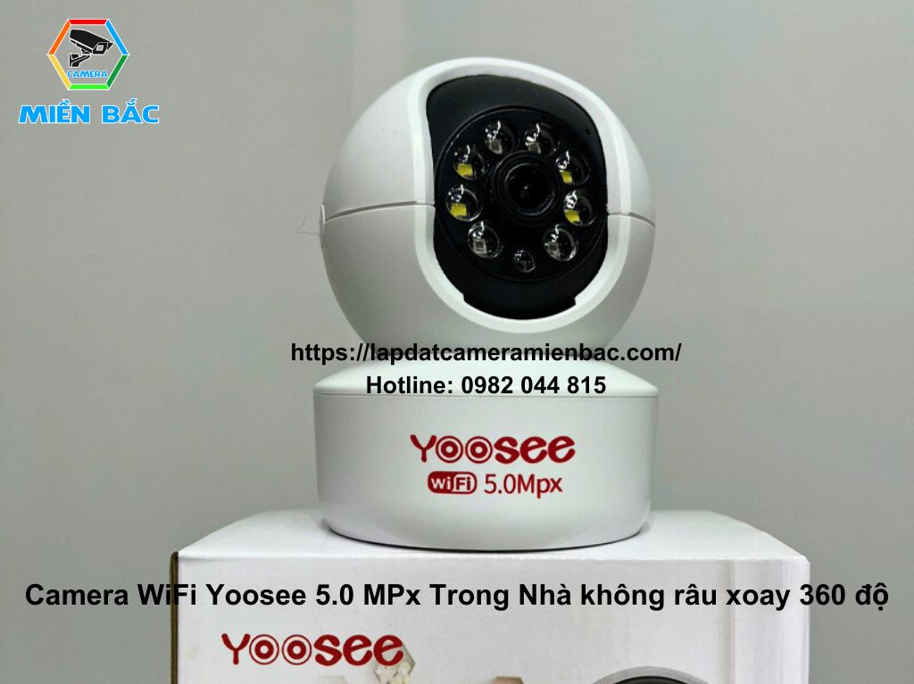 Camera WiFi Yoosee 5.0 Trong Nhà không râu