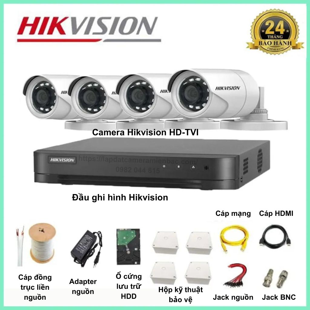 Chuẩn bị đầy đủ vật tư trước khi lắp đặt Camera Hikvision