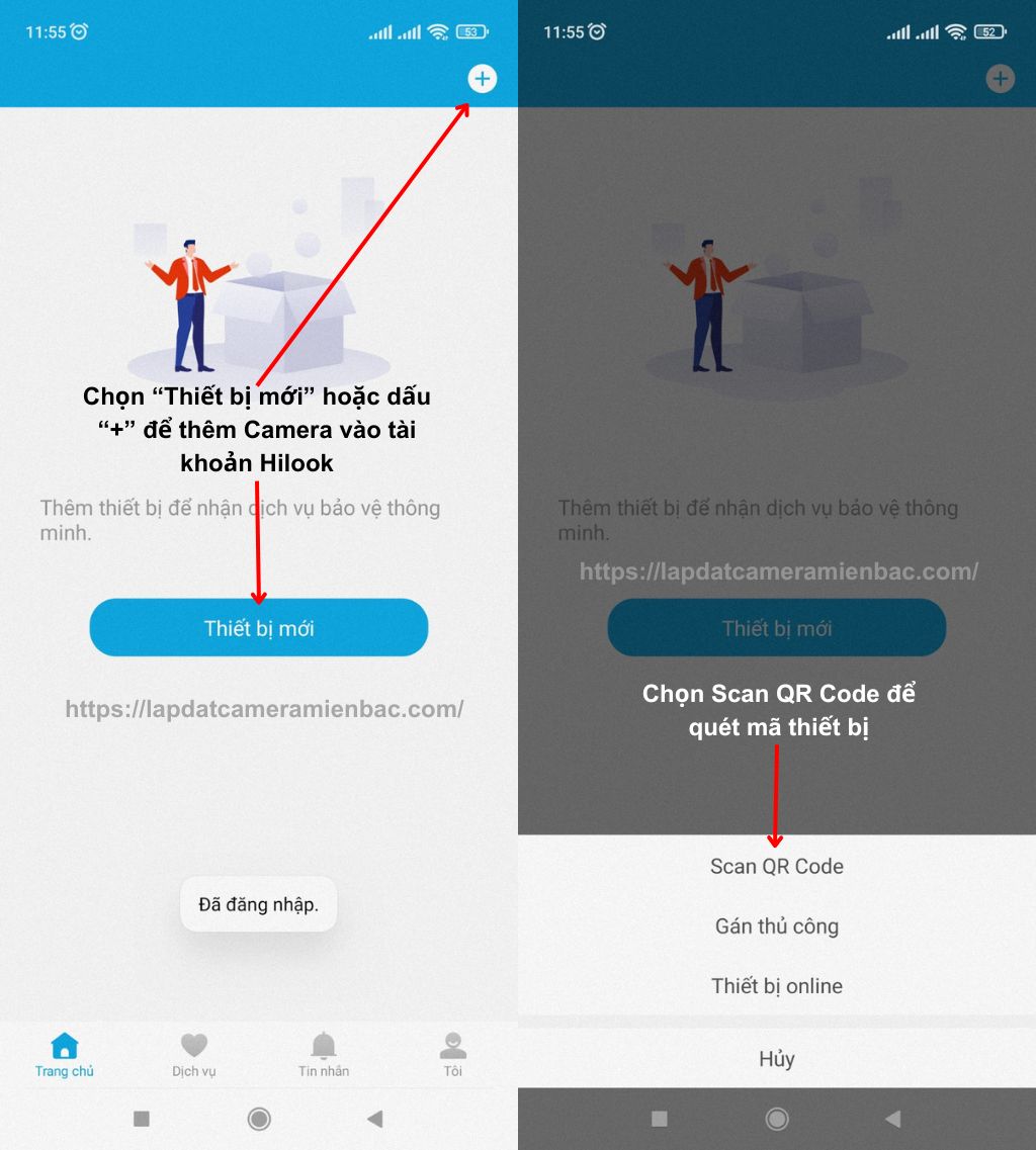 Cài đặt Camera HiLook trên điện thoại ảnh 1