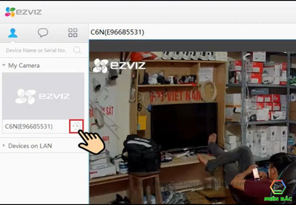 Xem lại Camera Ezviz trên máy tính