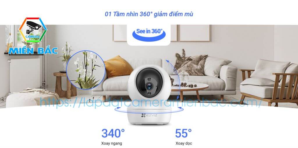 tầm nhìn bao quát 360 độ giúp bảo vệ tốt hơn