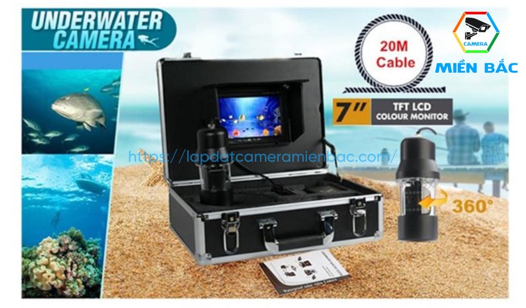 Bộ camera quay quét dưới nước TP08