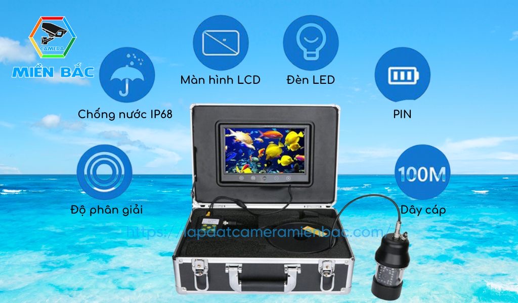 Cấu tạo của camera quay dưới nước