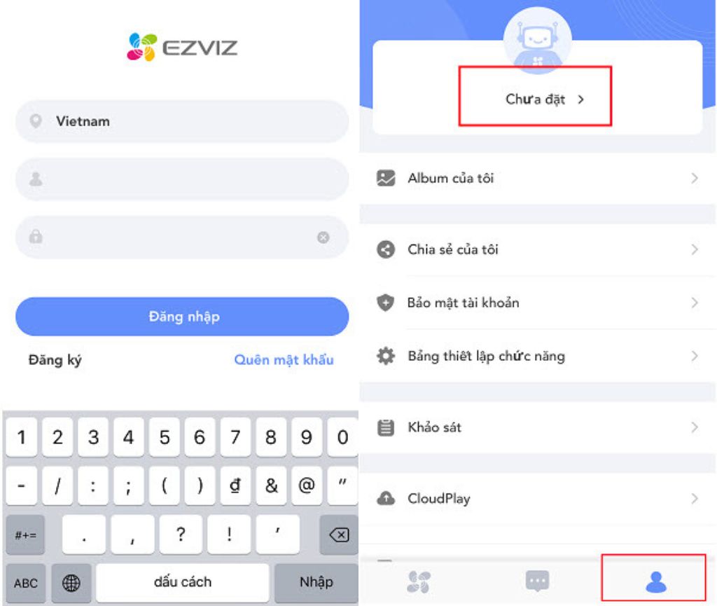 Hướng dẫn đổi mật khẩu Camera Ezviz ảnh 1
