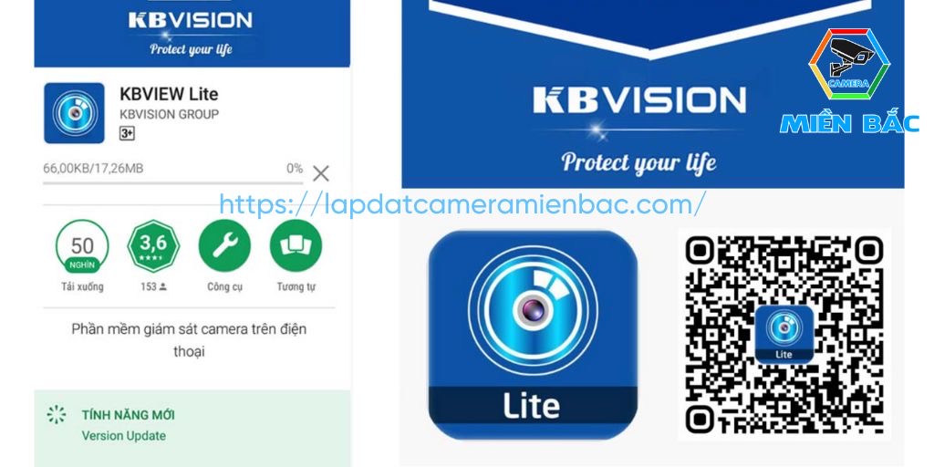 Ứng dụng camera KBVIEW Lite