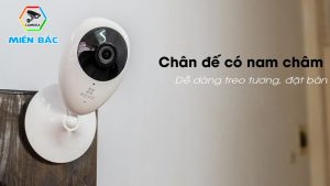 Tiến hành lắp Camera WiFi Ezviz C2C 720P