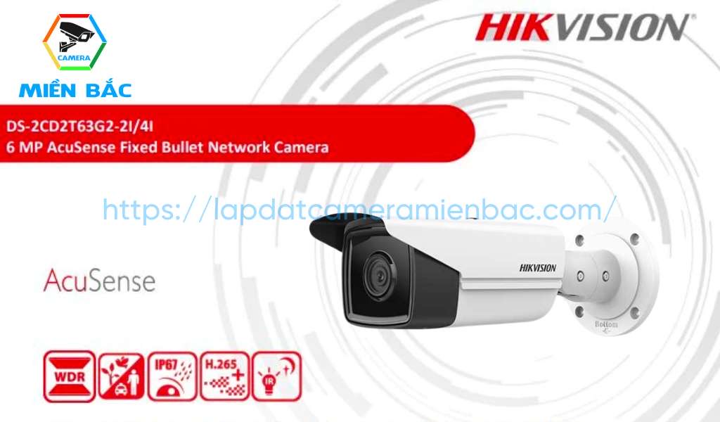 Tính năng camera Hikvision DS-2CD2T63G2-4I