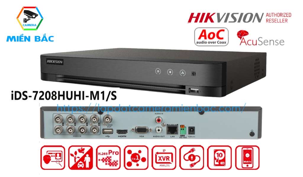 Tính năng Đầu ghi Hikvision IDS-7208HUHI-M1/S