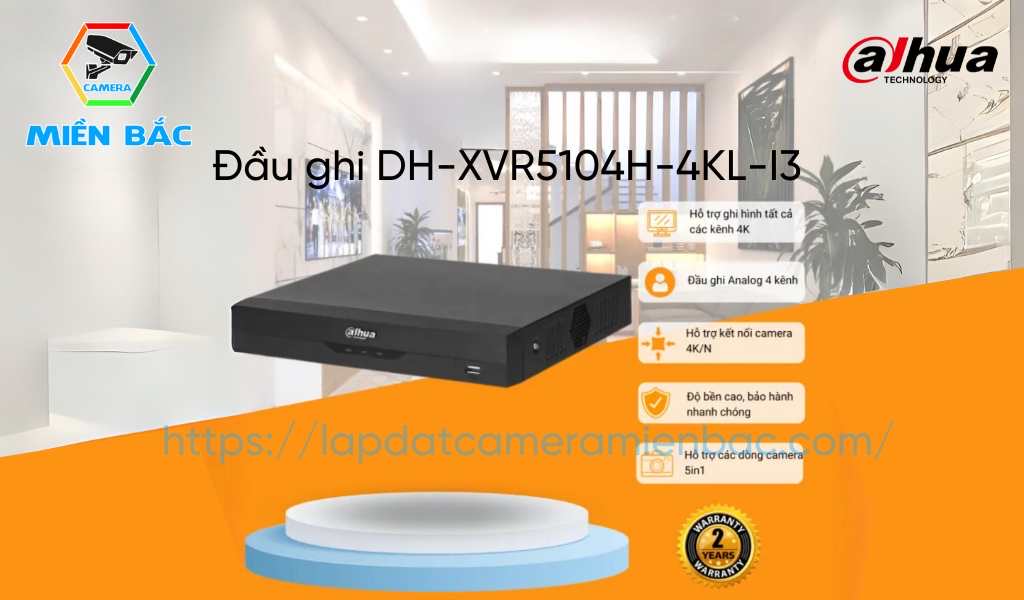 Tính năng đầu ghi Dahua DH-XVR5104H-4KL-I3