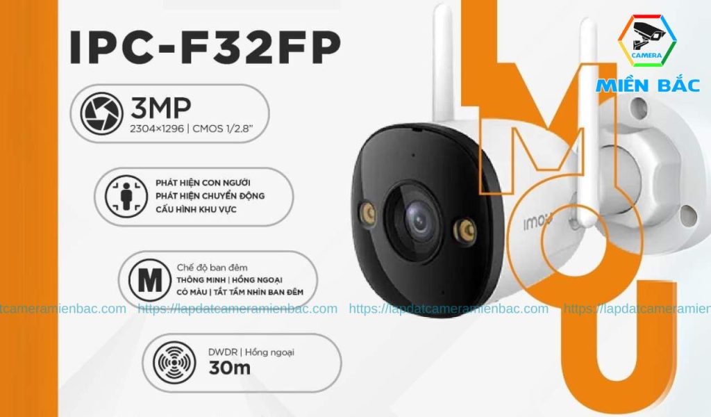 Các tính năng nổi bật của Camera Imou IPC-F32FP