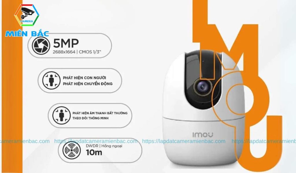 Camera Imou IPC-A52P tích hợp nhiều tính năng giám sát vượt trội