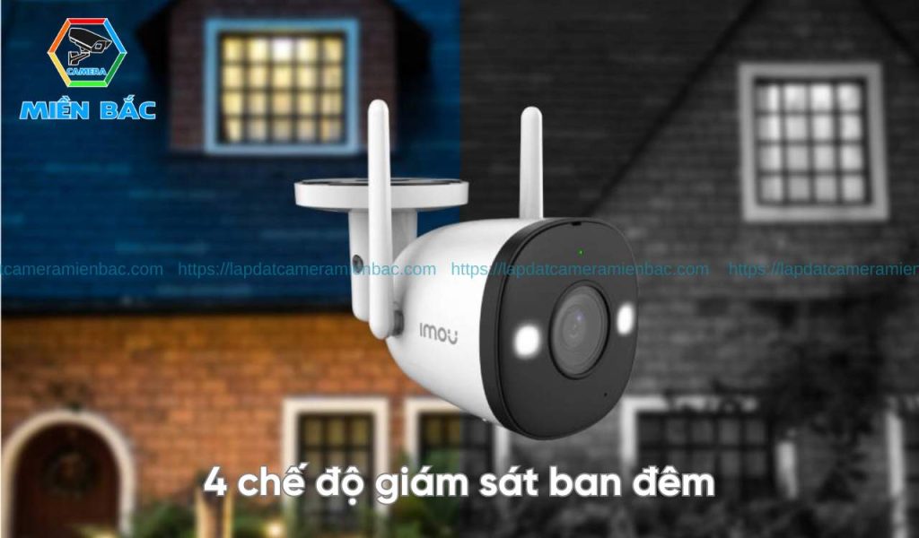 Camera Imou IPC-F32FP hỗ trợ 4 chế độ giám sát ban đêm