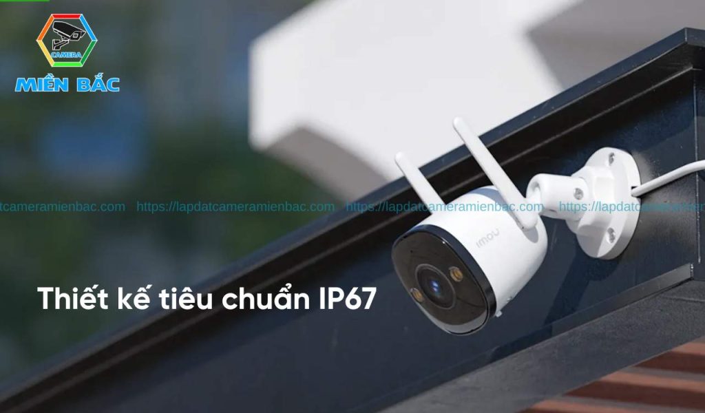 Camera Imou IPC-F32FP thiết kế theo tiêu chuẩn IP67