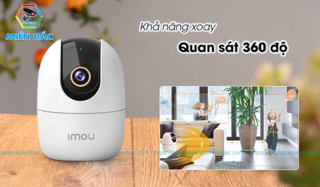 Imou IPC-A52P có khả năng giám sát toàn cảnh