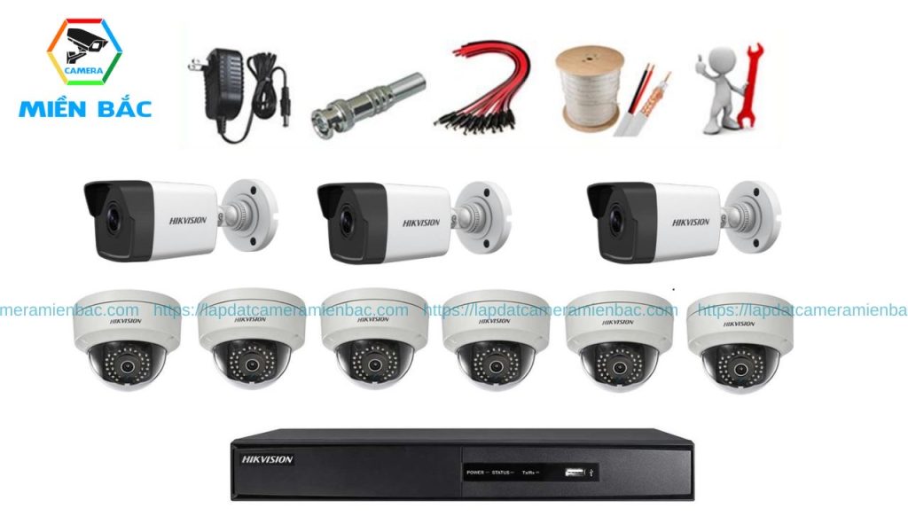 Bộ camera 9 mắt đến 32 mắt có những gì