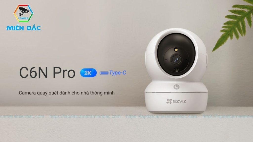 Camera Ezviz 360 độ trong nhà C6N Pro cung cấp hình ảnh giám sát sắc nét