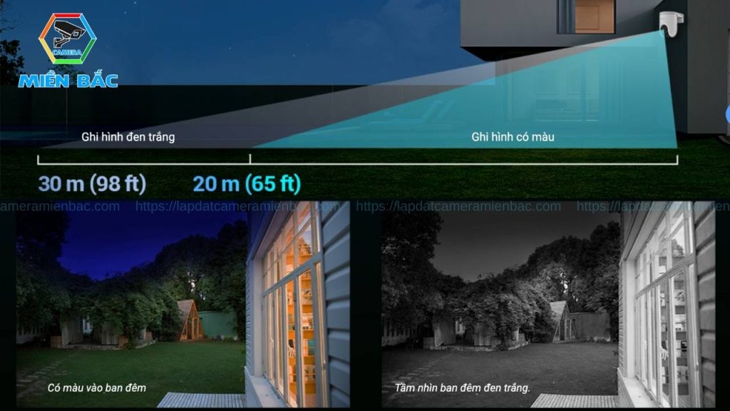 H8C Pro là Camera có khả năng giám sát ban đêm vượt trội