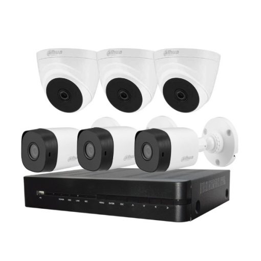 Bộ 6 Camera Dahua 2.0MP Full HD - 1080P