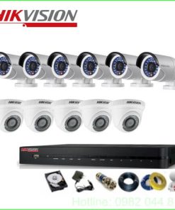 Bộ 11 Mắt Camera Hikvision 2.0M