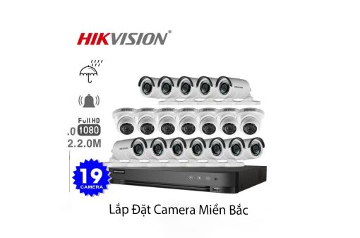 Bộ 19 Mắt Camera Hikvision