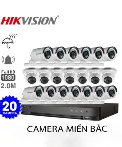 Bộ 20 Mắt Camera Hikvision 2.0M