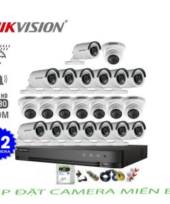 Bộ 22 Mắt Camera Hikvision 2.0M