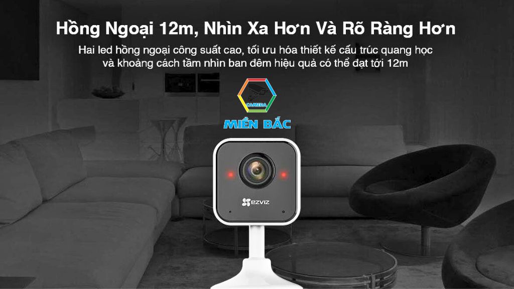 Camera Ezviz C1HC 720P hồng ngoại 12m