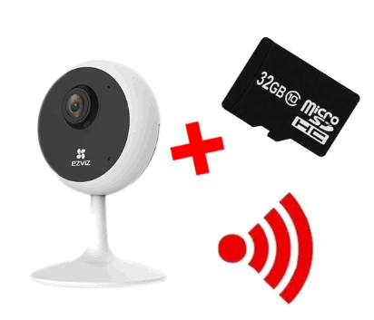 lắp thẻ nhớ cho camera Ezviz