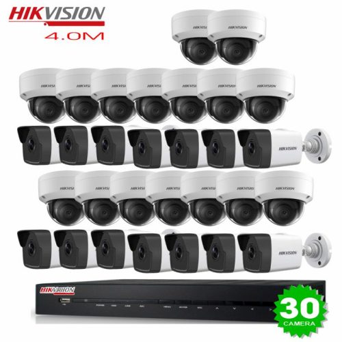 Bộ 30 mắt Camera IP Hikvision 4.0